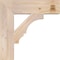 Ekena Millwork Balboa Block Smooth Bracket, Douglas Fir, 5 1/2"W x 24"D x 24"H BKT06X24X24BOA05SDF - alternate 3